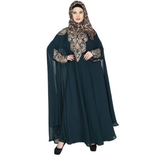 Order Green Irani Kaftan from Haya Hijabs